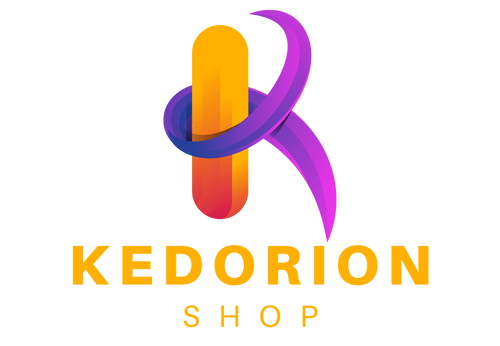 Colorful logo with the word 'Kedorion' on a white background